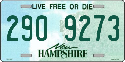NH license plate 2909273