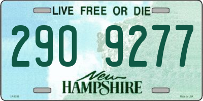 NH license plate 2909277