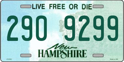 NH license plate 2909299