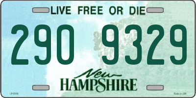 NH license plate 2909329