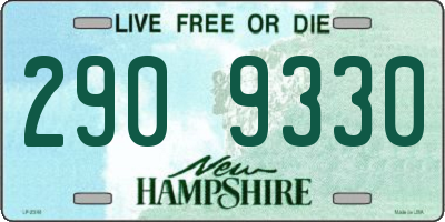NH license plate 2909330