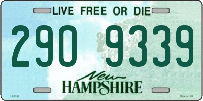 NH license plate 2909339