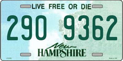 NH license plate 2909362