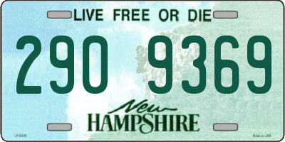 NH license plate 2909369