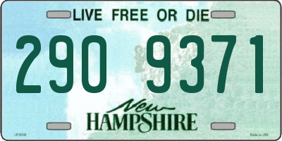 NH license plate 2909371