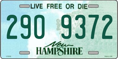 NH license plate 2909372