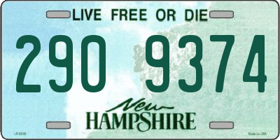 NH license plate 2909374