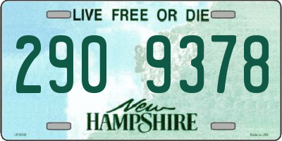 NH license plate 2909378
