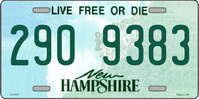 NH license plate 2909383