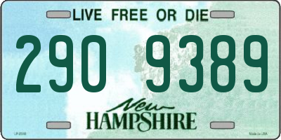 NH license plate 2909389