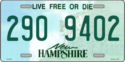 NH license plate 2909402