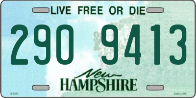 NH license plate 2909413
