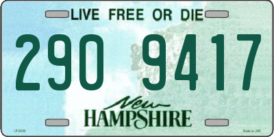 NH license plate 2909417