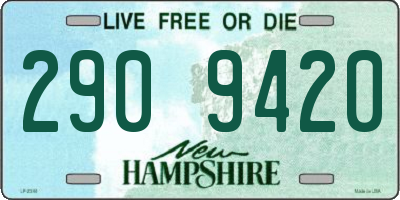 NH license plate 2909420