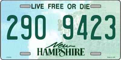 NH license plate 2909423