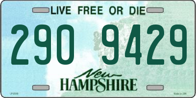 NH license plate 2909429