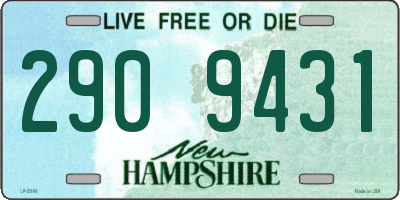 NH license plate 2909431