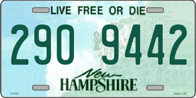 NH license plate 2909442