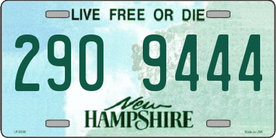 NH license plate 2909444
