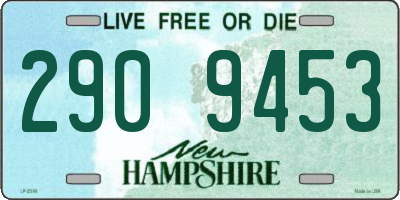 NH license plate 2909453