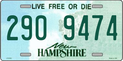 NH license plate 2909474