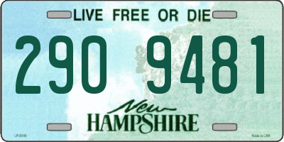 NH license plate 2909481