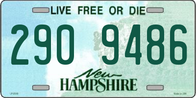NH license plate 2909486
