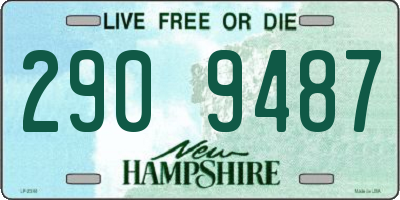 NH license plate 2909487