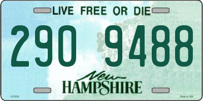 NH license plate 2909488