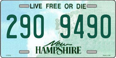 NH license plate 2909490