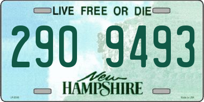 NH license plate 2909493
