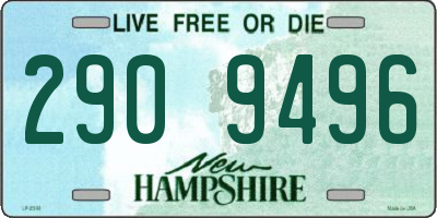 NH license plate 2909496