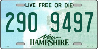 NH license plate 2909497