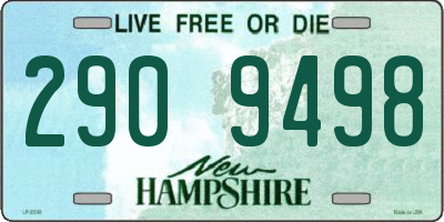 NH license plate 2909498