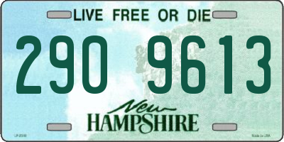 NH license plate 2909613