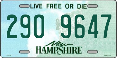 NH license plate 2909647