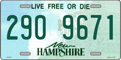 NH license plate 2909671