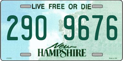 NH license plate 2909676