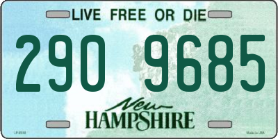 NH license plate 2909685