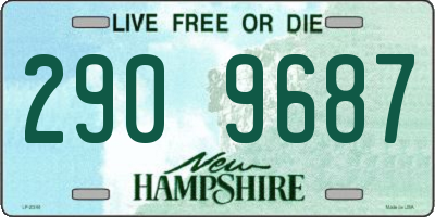 NH license plate 2909687