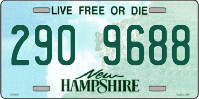 NH license plate 2909688