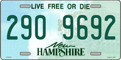 NH license plate 2909692