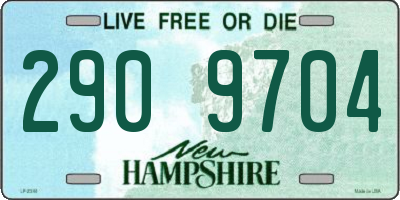 NH license plate 2909704