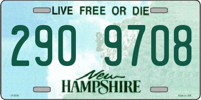 NH license plate 2909708
