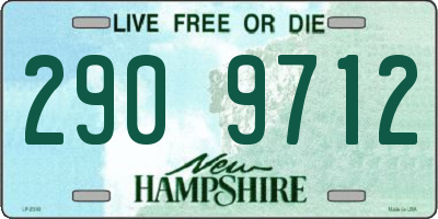 NH license plate 2909712