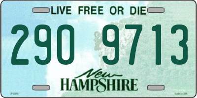 NH license plate 2909713
