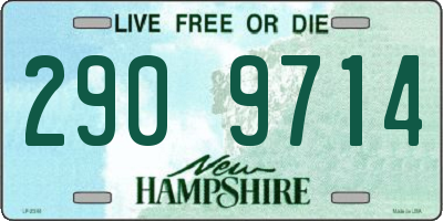 NH license plate 2909714