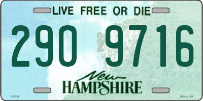 NH license plate 2909716