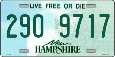 NH license plate 2909717