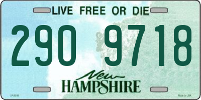 NH license plate 2909718